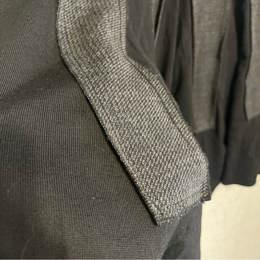 Fusun Merino Wool Skirt Women’s Size S Art to Wear A-line Black Gray Midi Ankle - Picture 7 of 12